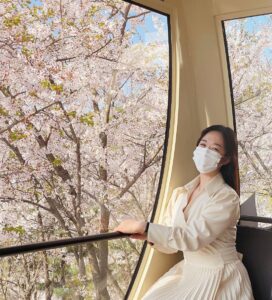 韩国超夯赏樱经典 - 和谈林monorail 图/@_mugi__power_ instagram